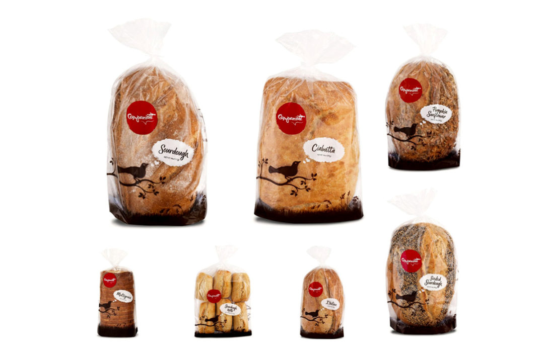 Companion bread packaging