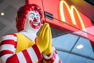 Ronald McDonald statue