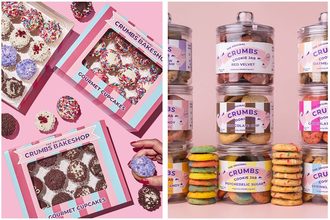 Crumbs Bakeshop products, cookies, cupcakes