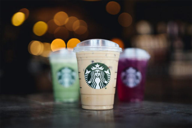 Starbucks iced drinks
