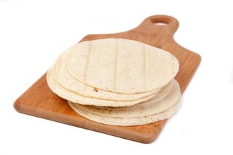 Tortillas, cutting board, Adobe Stock