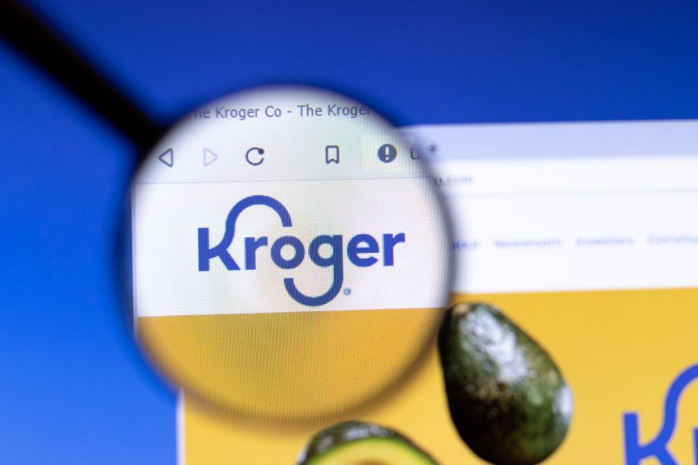 Kroger website, magnifying glass, Adobe Stock