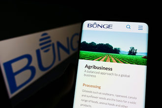 Bunge website, smart phone