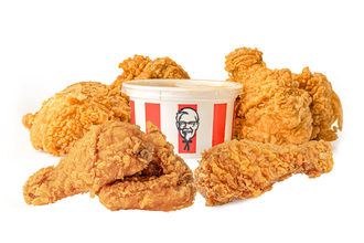 KFC fried chicken bucket