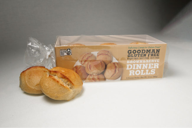 Goodman Gluten Free Brown & Serve Dinner Rolls