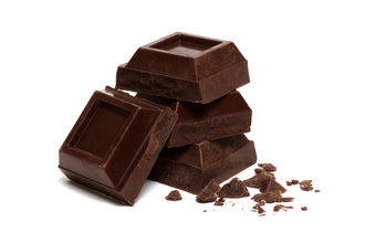 Dark chocolate baking squares