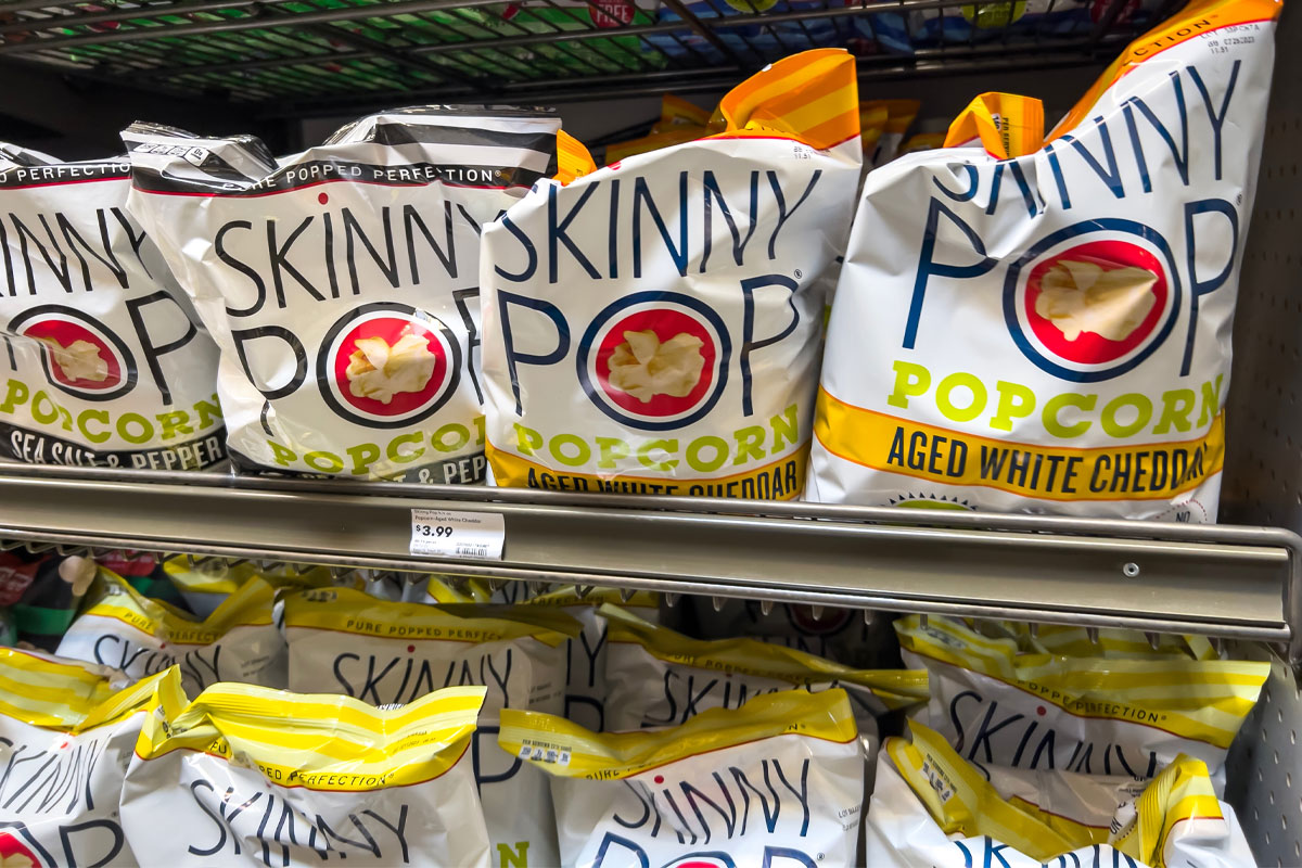 Skinny Pop popcorn