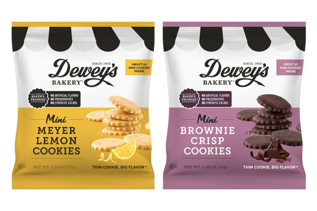 Dewey's Bakery mini cookie pouches