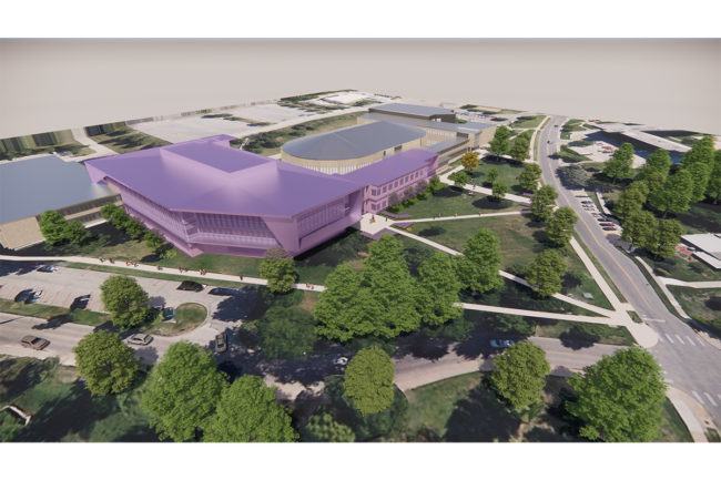 Rendering of future KSU building