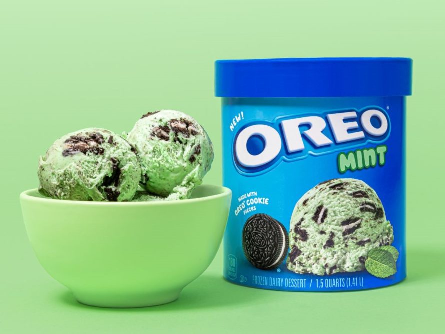 Oreo Mint Frozen Treats ice cream