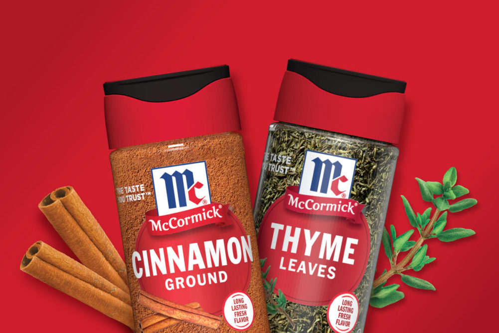 McCormick & Co. spices, cinnamon, thyme