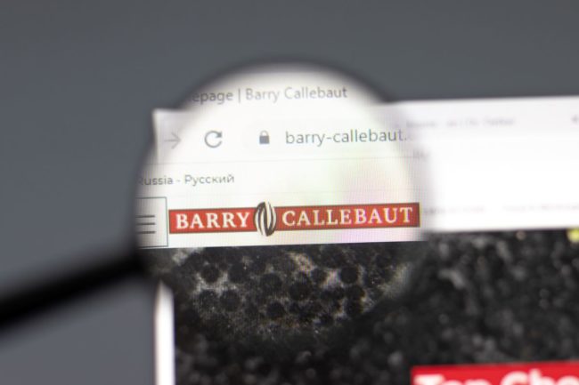 Barry Callebaut website under a magnifying glass