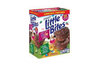 Entenmann's Little Bites Chocolate Party Cake Muffins.
