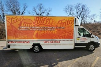 Frito-Lay electric delivery vehicle, truck