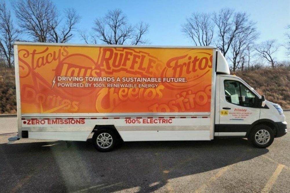 Frito-Lay electric delivery vehicle, truck