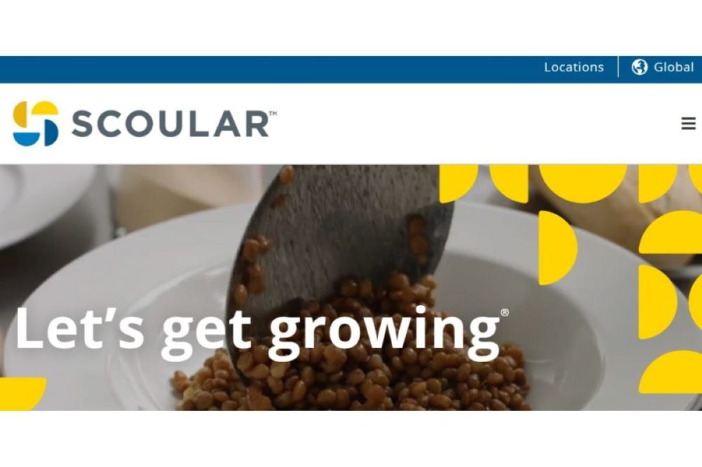 Scoular website homepage