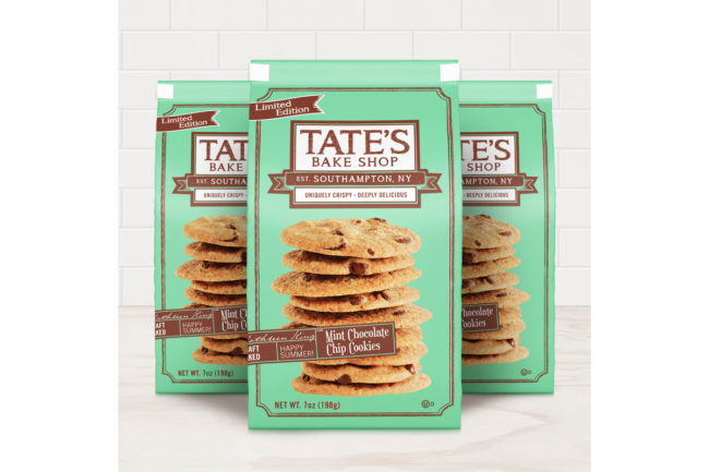 Tate's Bake Shop mint chocolate chip cookies