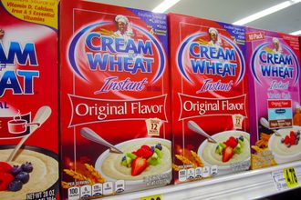 Instant Cream of Wheat boxes