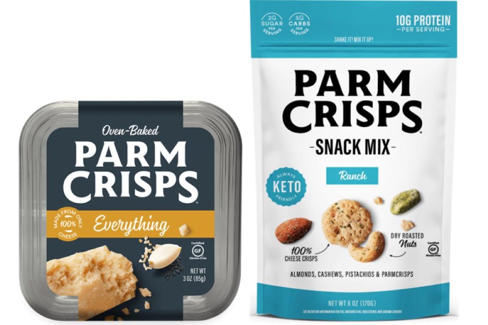 Parmcrisps everything crackers and snack mix