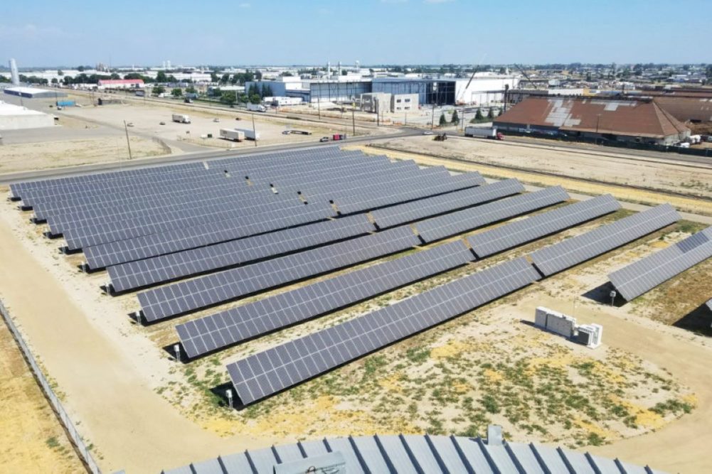 Miller Milling's Fresno, Calif., solar panels