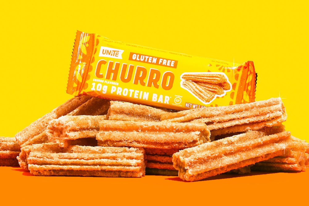 Assortment of gluten free churros by UNiTE Food