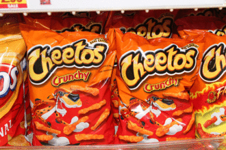 Assortment of PepsiCo. snacks including Cheetos and Fritos
