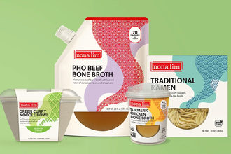 Assortment of Nona Lim products. 