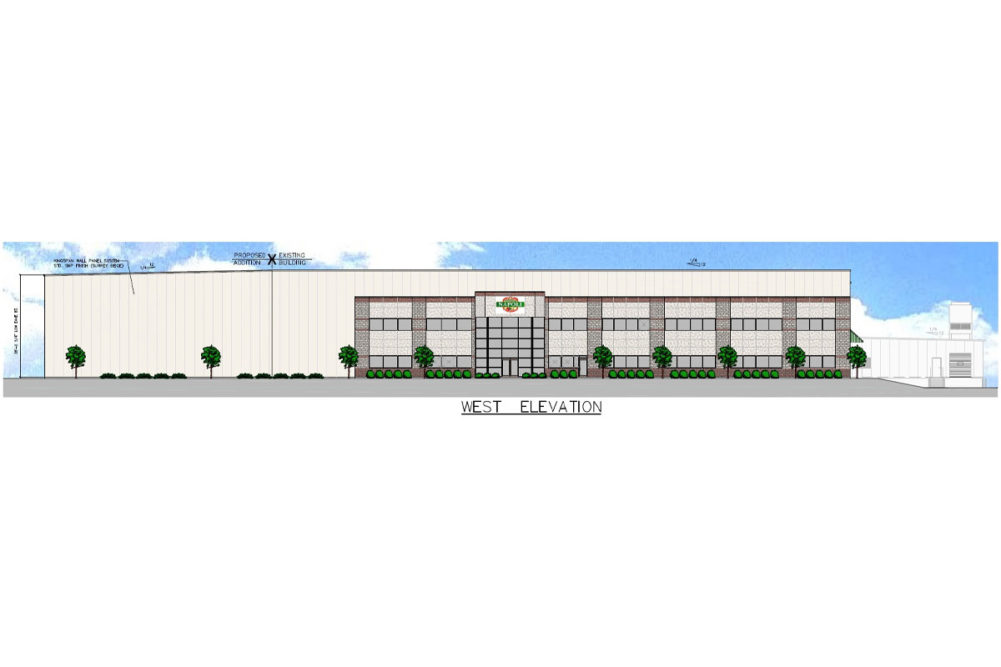 Rendering of a Ferraro facility expansion. 