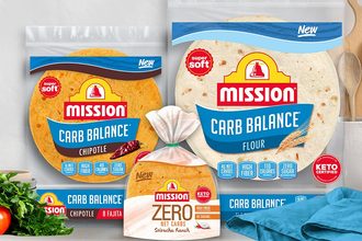 New Mission Foods tortillas. 
