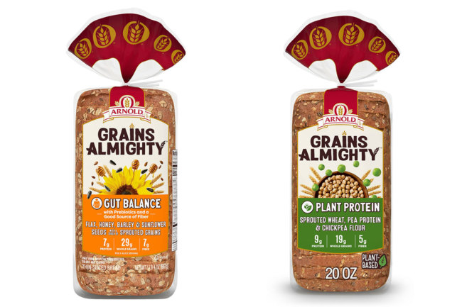 Grains Almighty breads. 