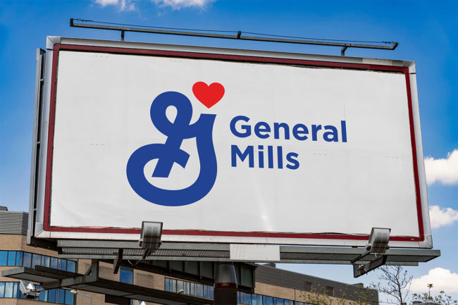 General Mills billboard. 