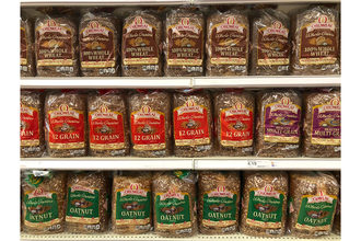 BBU bread at the supermarket. 