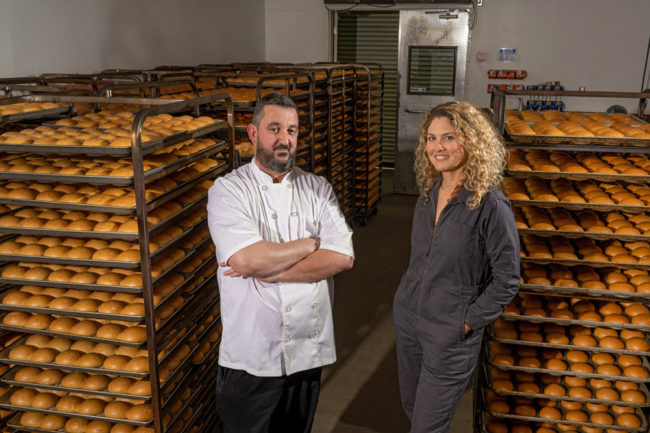 Yannick Guegan (left) and Jonnie LoFranco of Bread Artisan Bakery.