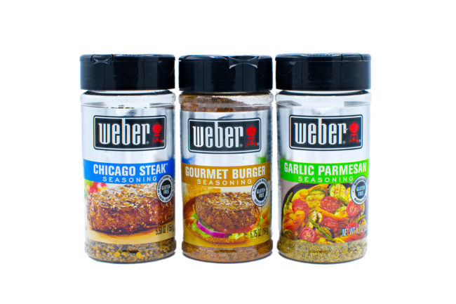 Assortment of Weber seasonings from B&G Foods. 