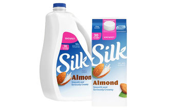 Silk almond milk. 