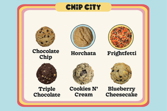 Chip City menu.