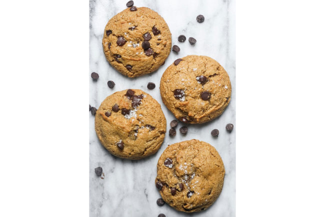 Gluten free chocolate chip cookies by Sweet Addison's.