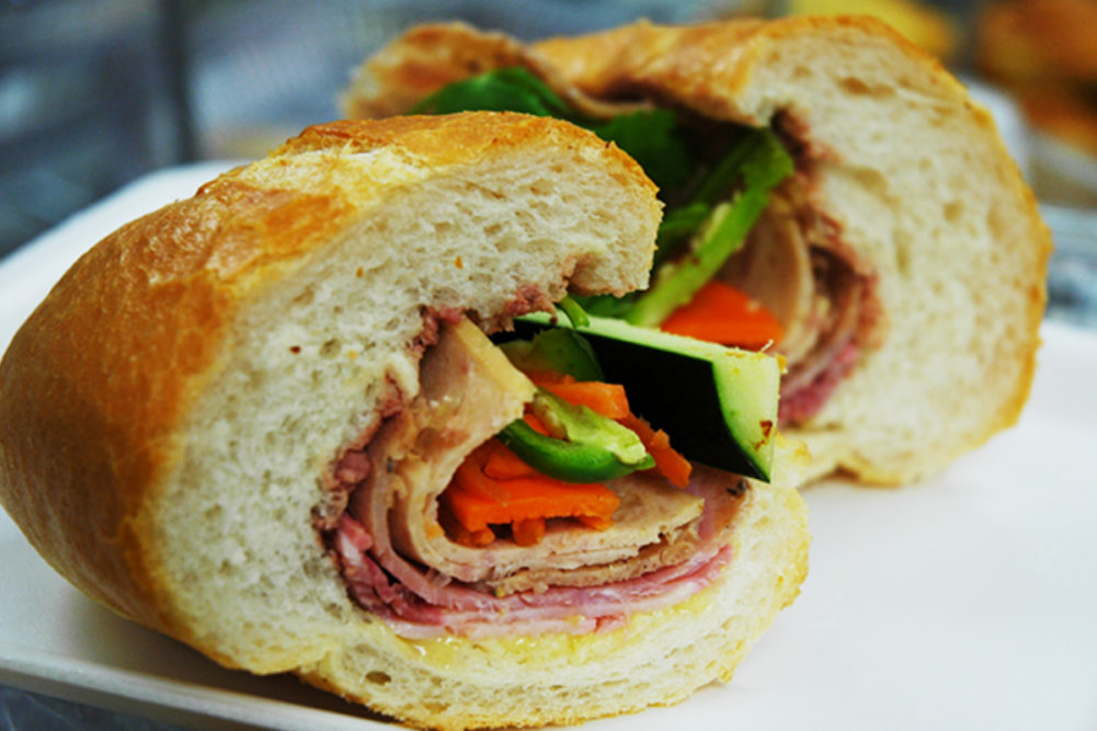 DP Bakeshop Banh Mi sandwich
