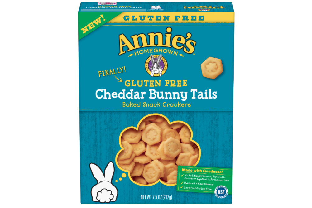 Annie's gluten-free Cheddar Bunny Tails, General Mills