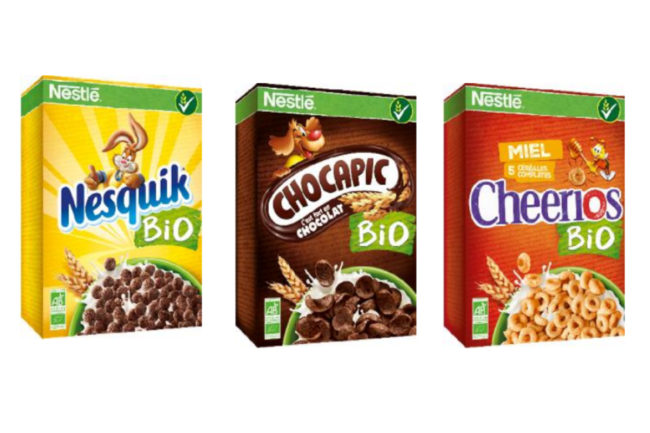 Nestle Cereal Partners Worldwide organic cereal