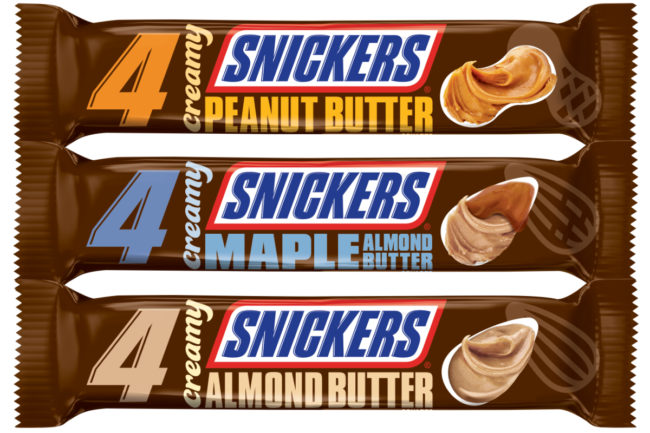 Creamy Snickers bars