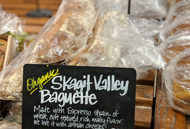 Skagit Valley baguette