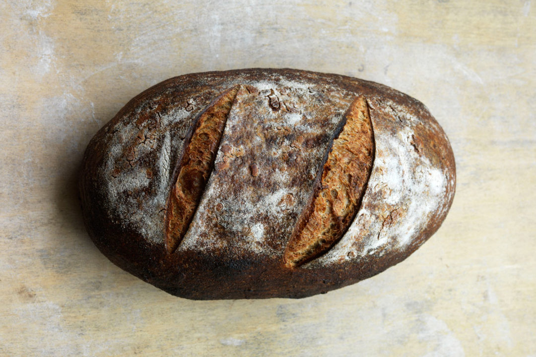 Hewn Heritage Country Batard bread