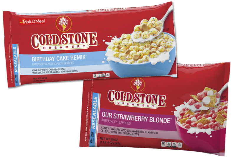 Post Coldstone Creamery cereal