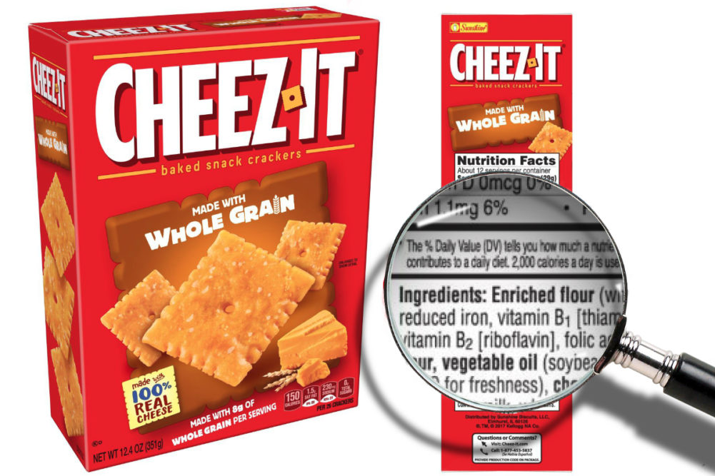 Cheez-It whole grains claim