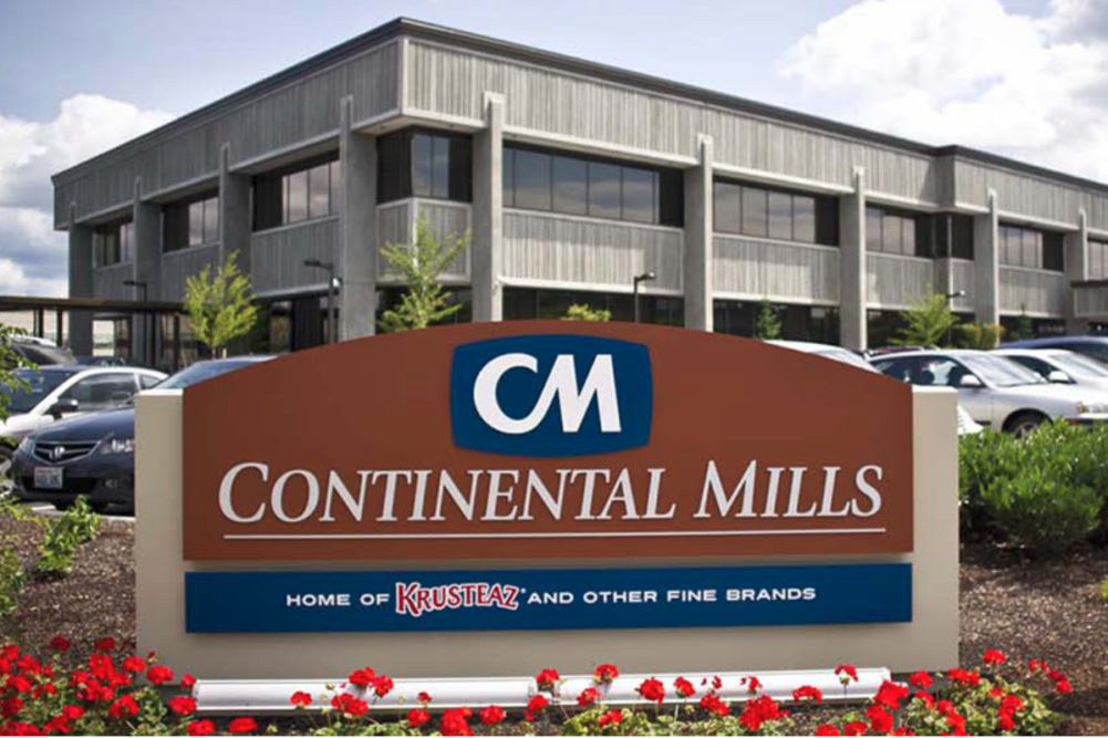 Continental Mills sign