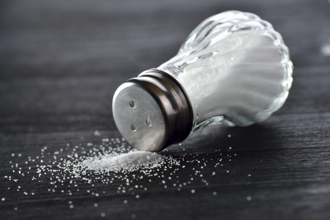 Spilled salt