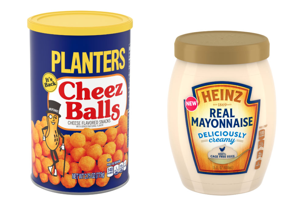 Planters Cheez Balls and Heinz Mayonnaise, Kraft Heinz