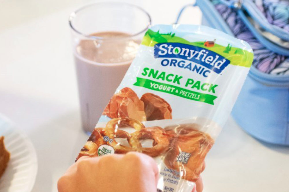 Stonyfield Organic snack packs